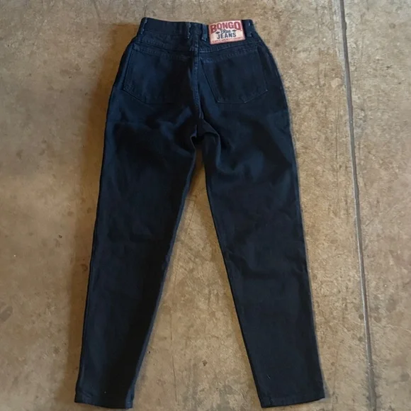 Vintage BONGO Women's High Rise Jeans - Black - Picture 5 of 7